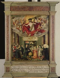 Tafel vom Grab von Sebastian Welling, Bürgermeister von Stuttgart, 1535